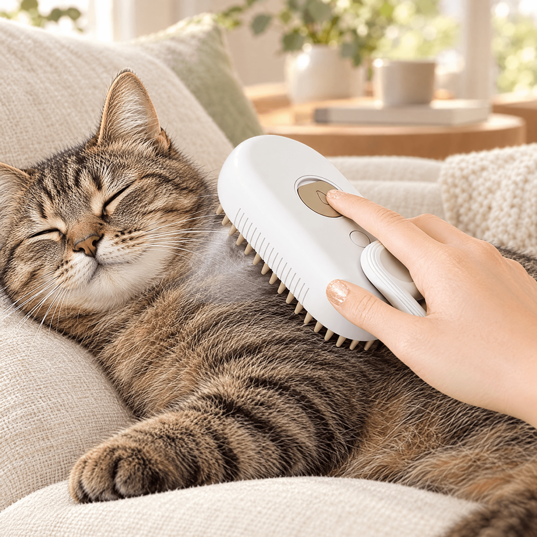 Brosse Vapeur 3-en-1 pour Chat et Chien — visuel 5