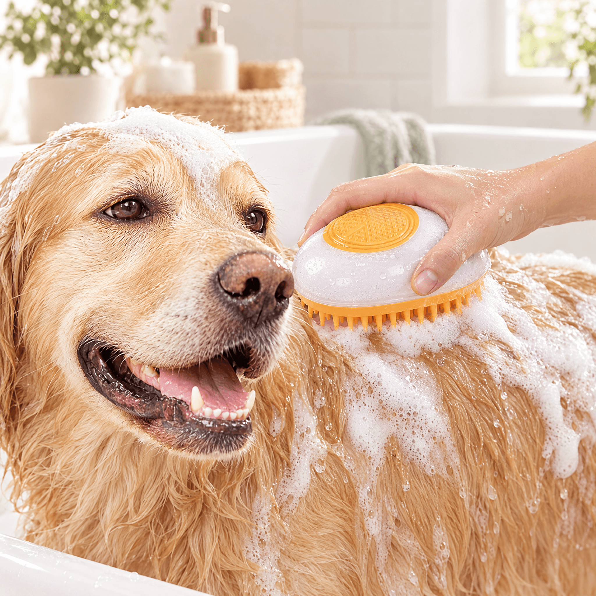 Brosse de Bain 2-en-1 pour Animaux — visuel 4