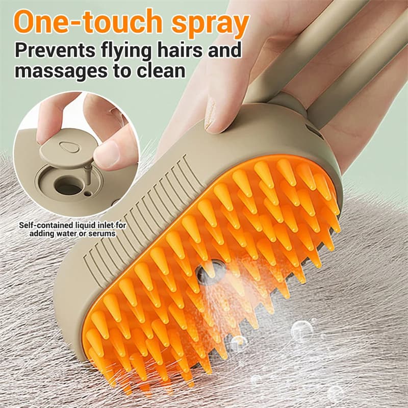 Brosse Vapeur 3-en-1 pour Chat et Chien — visuel 14