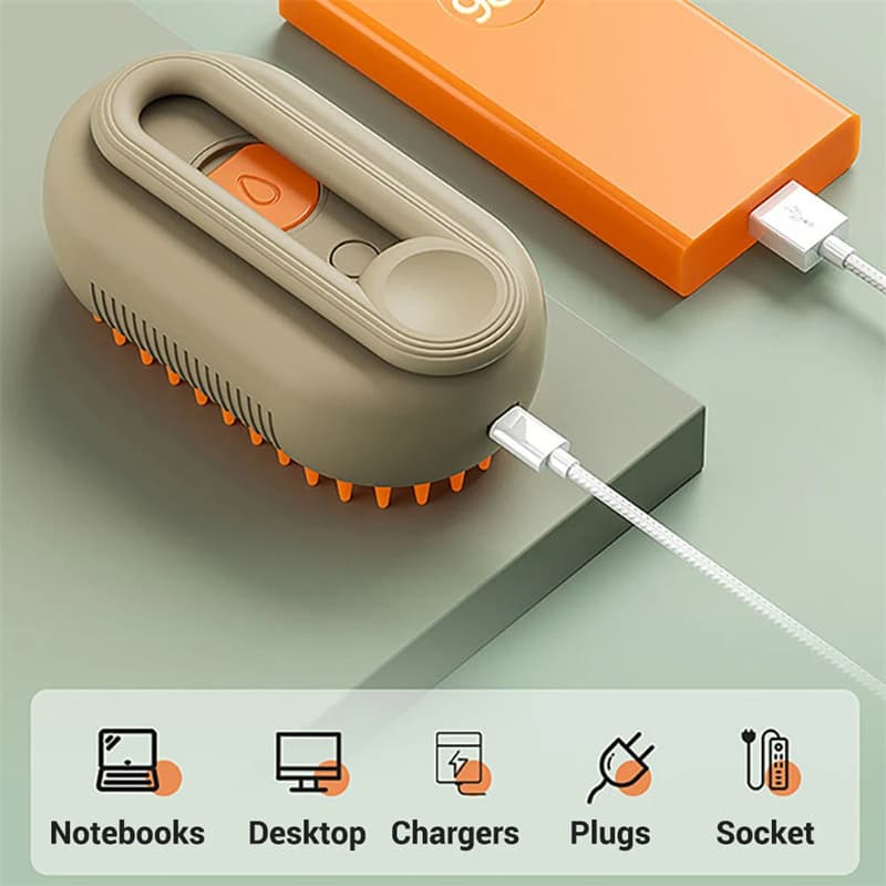 Brosse Vapeur 3-en-1 pour Chat et Chien — visuel 7